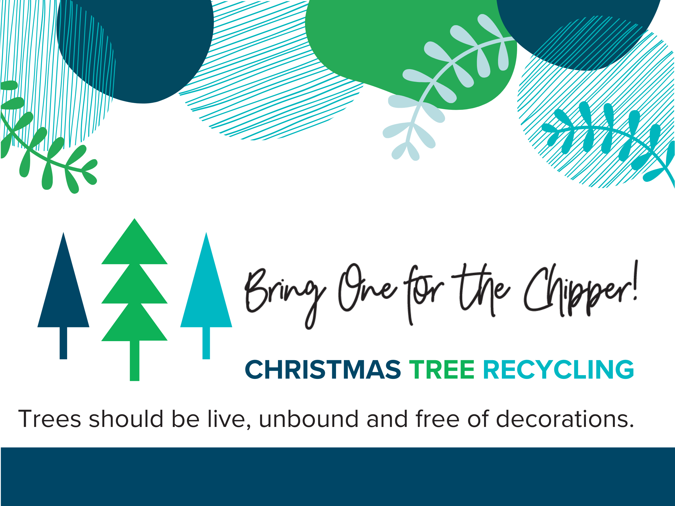 Graphic saying Bring One for the Chipper